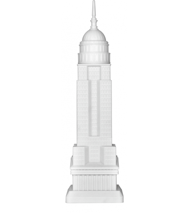 QEEBOO Empire Table Lamp White Led L24 W24 H85cm